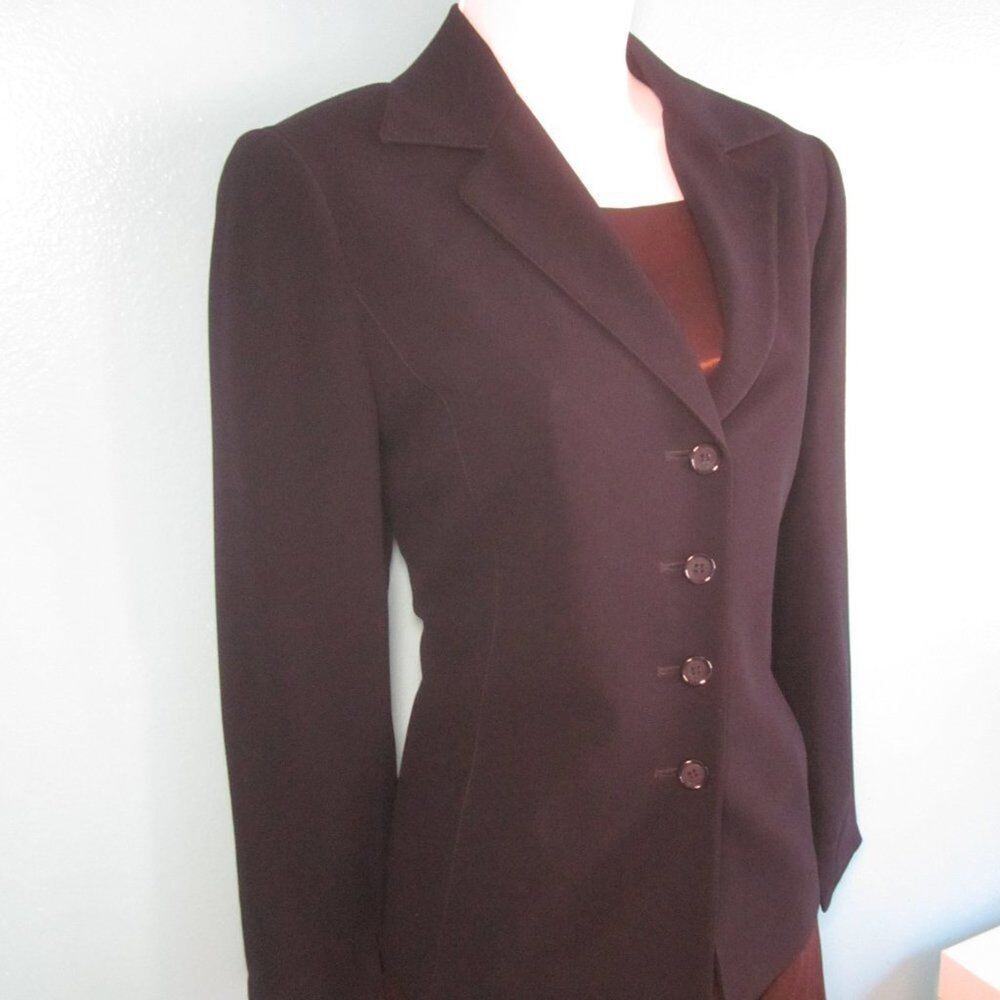 Lafayette 148 New York Womens Size 2 Blazer Suit Jacket Dark Navy